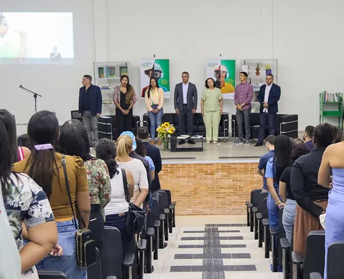 Imagem da aula inaugural realizada no IFPE - campus Abreu e Lima