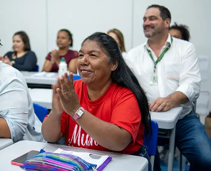 Imagem de uma aluna do Programa Autonomia e Renda